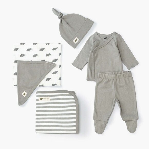 6-Piece Layette - Grey - Picture 1 of 1